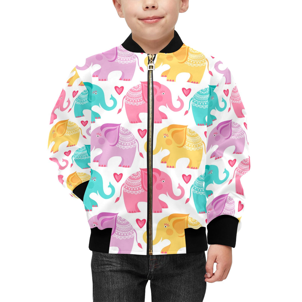 Kids' Bomber Jacket with Pockets (H40)