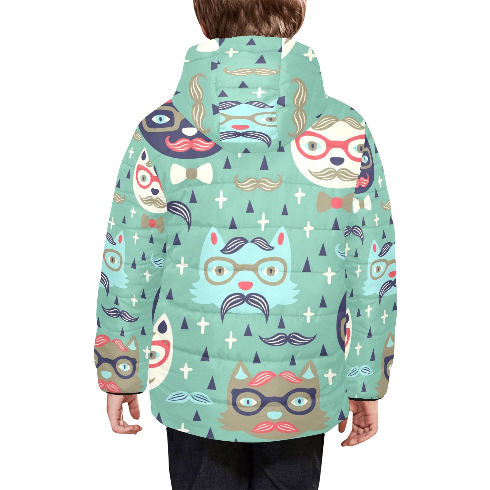 Kids' Padded Hooded Jacket (H45)