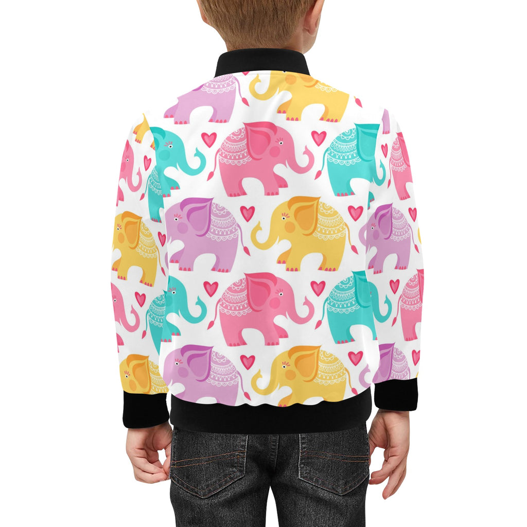 Kids' Bomber Jacket with Pockets (H40)