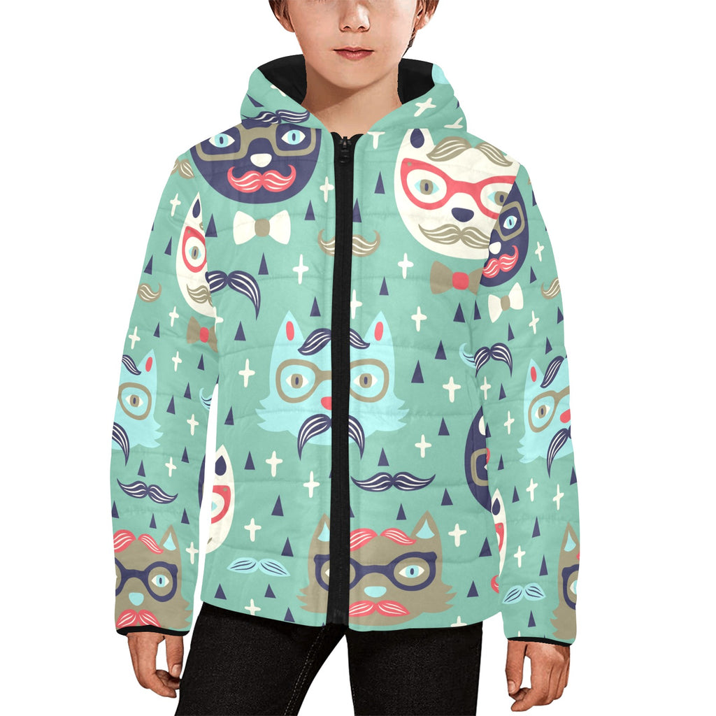 Kids' Padded Hooded Jacket (H45)
